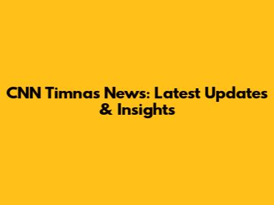 CNN Timnas News: Latest Updates & Insights