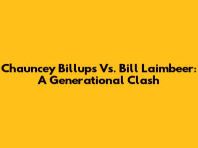Chauncey Billups Vs. Bill Laimbeer: A Generational Clash