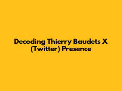 Decoding Thierry Baudet's X (Twitter) Presence
