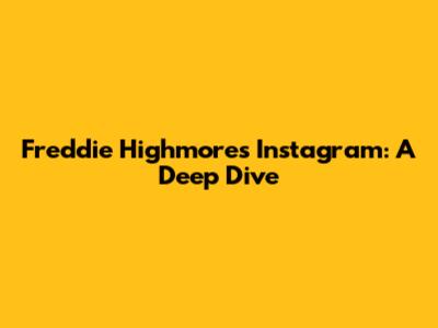 Freddie Highmore's Instagram: A Deep Dive