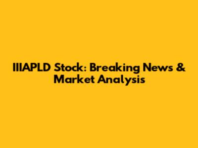 IIIAPLD Stock: Breaking News & Market Analysis