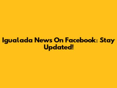 Igualada News On Facebook: Stay Updated!