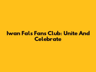 Iwan Fals Fans Club: Unite And Celebrate