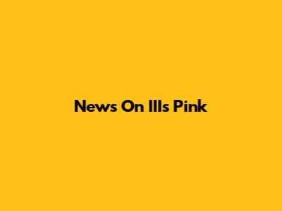News On III's Pink